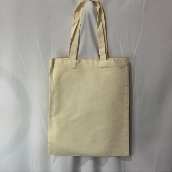 Farmers Market Cream Tote Bag 14” x 11” x .5” NWOT - Picture 11 of 11